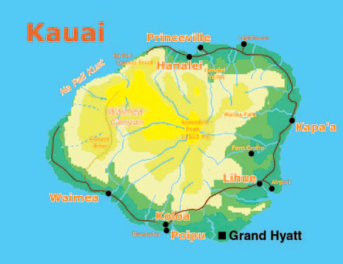 Kauai Map